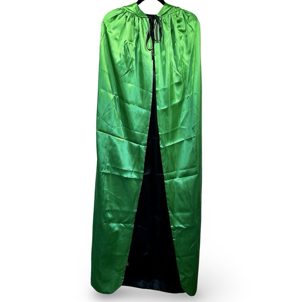 Crizcape Reversible Satin Hooded Cape Witch Warlock Superhero Fairytale